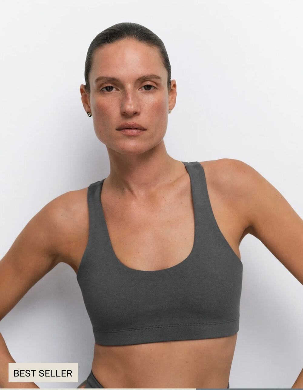 NWOT MATE the label sports bra forest med